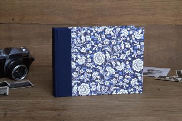 Preview: Dark blue handmade photo album